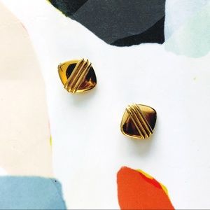 VTG Mod Gold-Tone Earrings